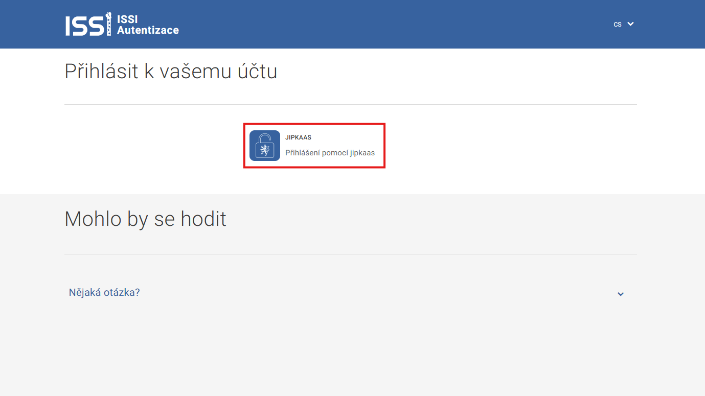 Registrace pro poskytovatele dat do ISSI 2