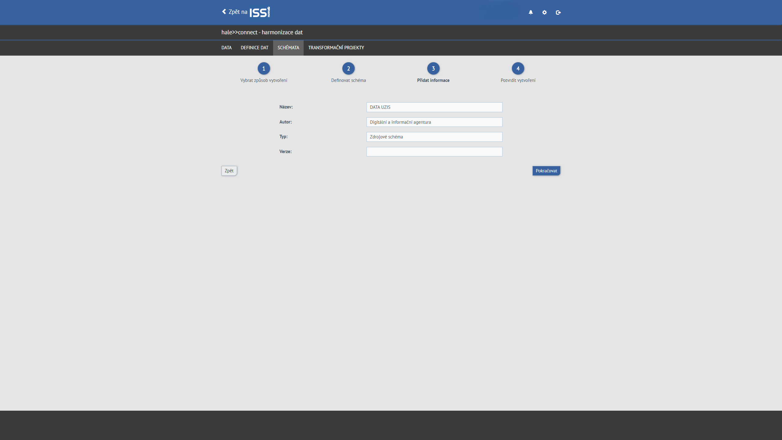 Harmonizace dat (původce) 3