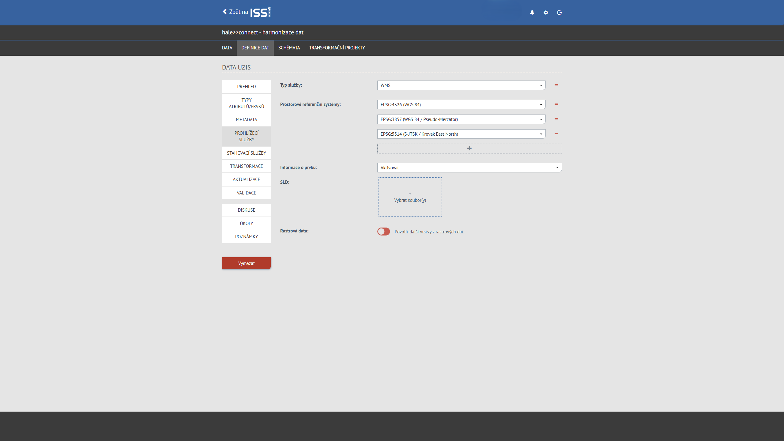 Harmonizace dat (admin) 5