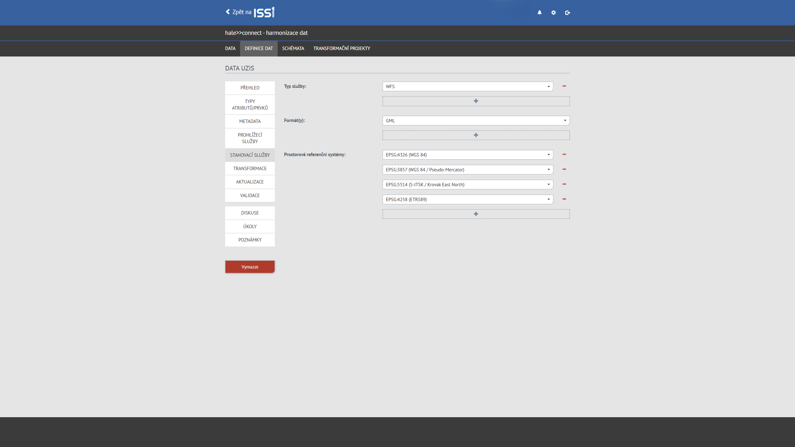 Harmonizace dat (admin) 6