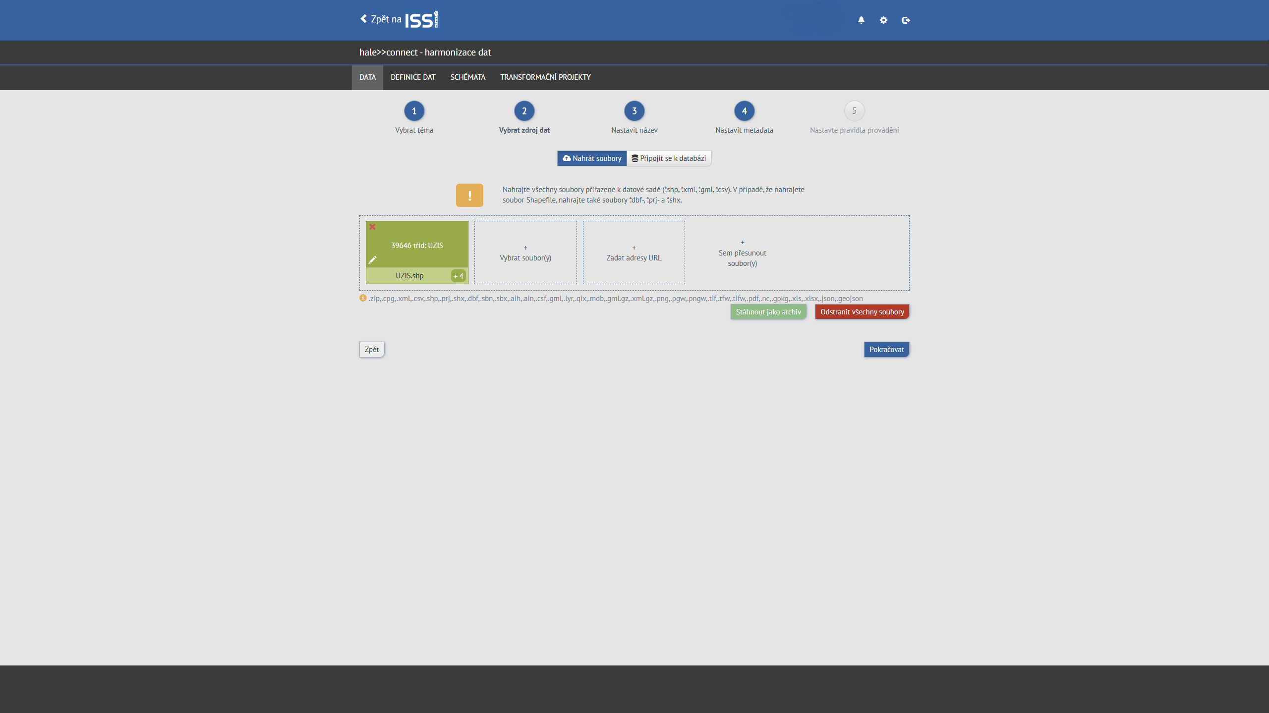 Harmonizace dat (admin) 9