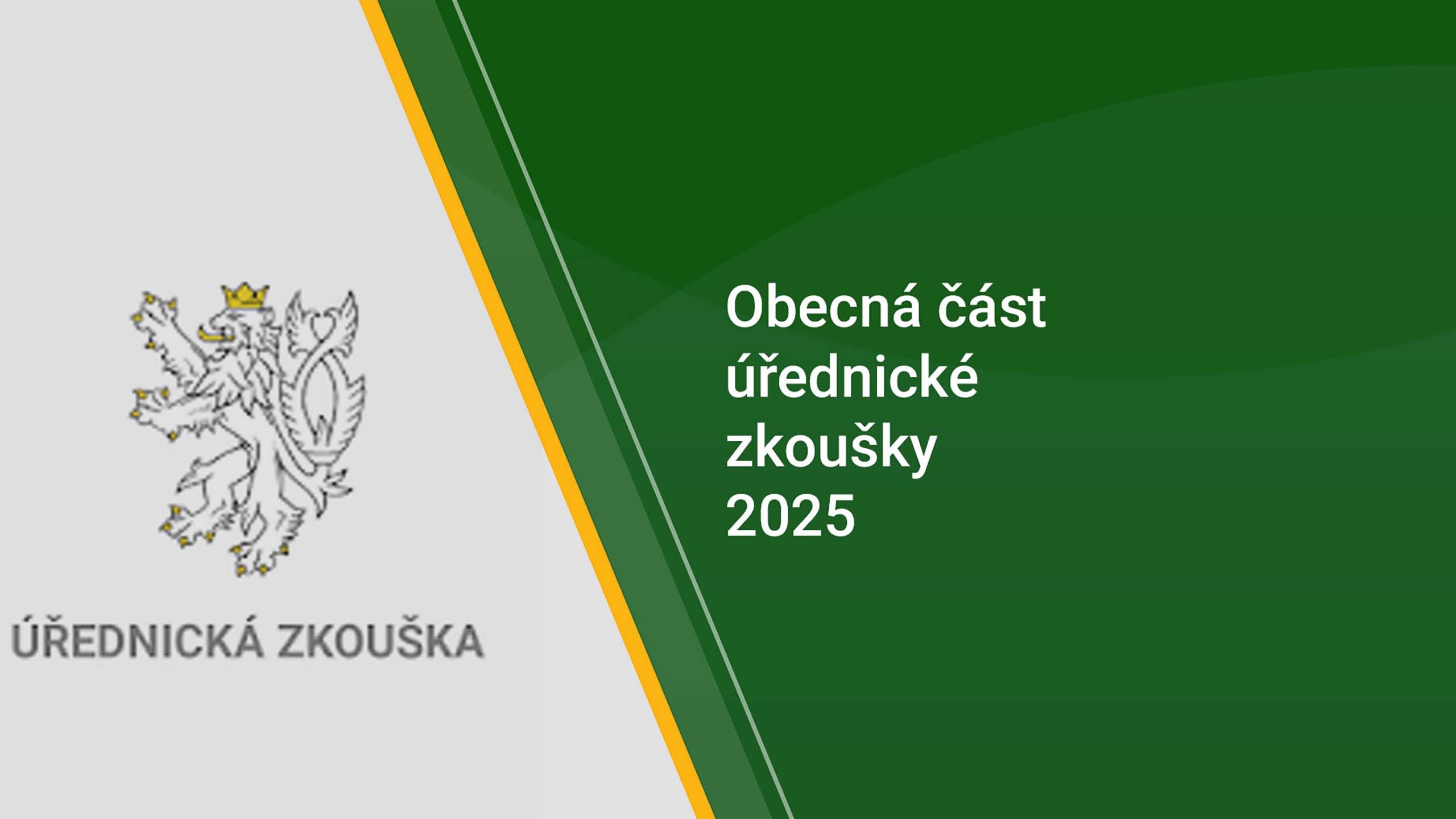 Test Příprava na obecnou část úřednické zkoušky 2025 kopie 1
