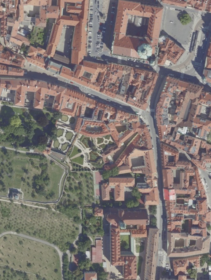 Ukázka Ortofotomapy (rastrová mapa) 1