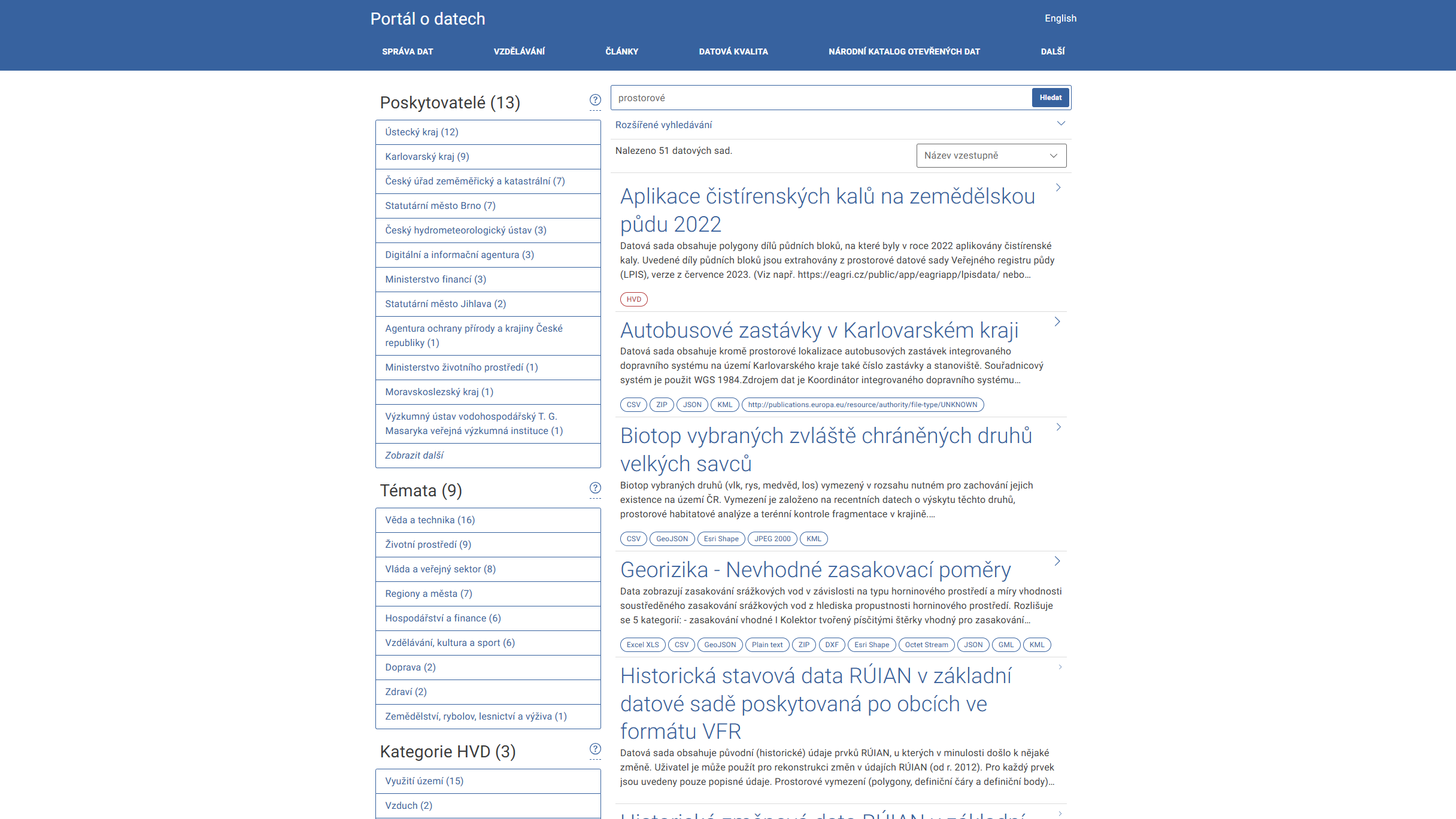 Národní katalog otevřených dat (NKOD)